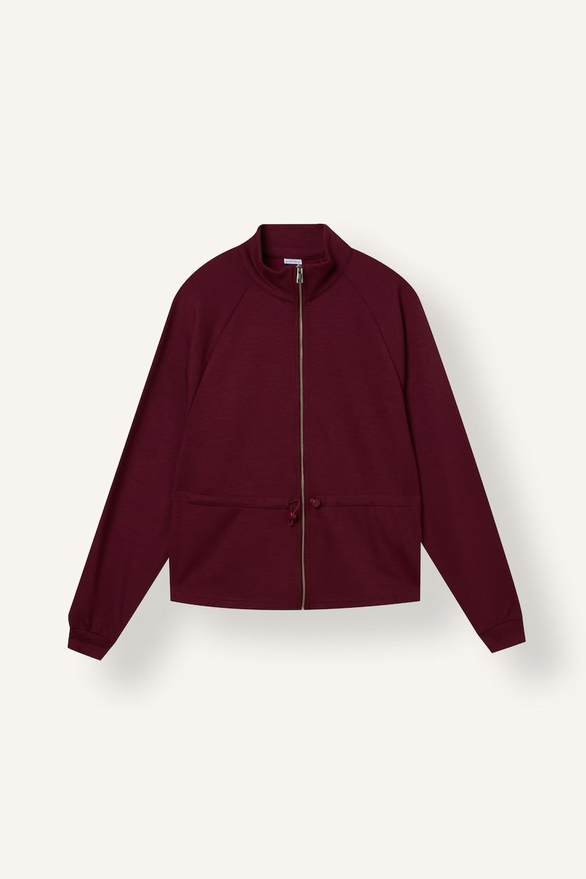 Women Bordeaux Standard Fit modal Cardigan