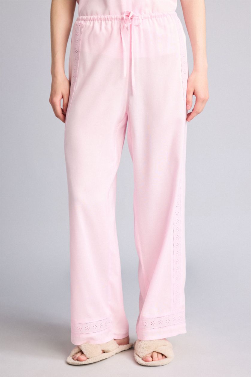 Women Light Pink Regular Fit Bottom