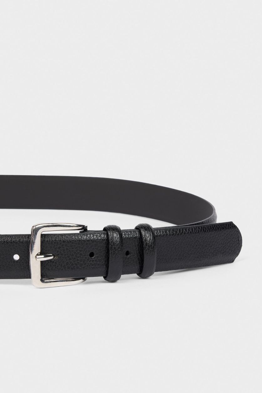 Erkek Karma Erkek Dikdörtgen Toka Suni Deri 2'li Klasik Kemer