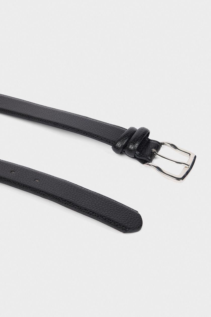 Erkek Karma Erkek Dikdörtgen Toka Suni Deri 2'li Klasik Kemer