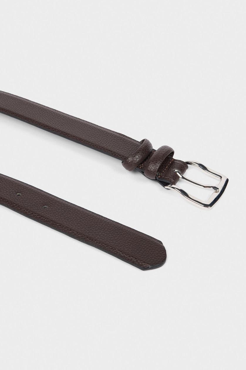 Erkek Karma Erkek Dikdörtgen Toka Suni Deri 2'li Klasik Kemer