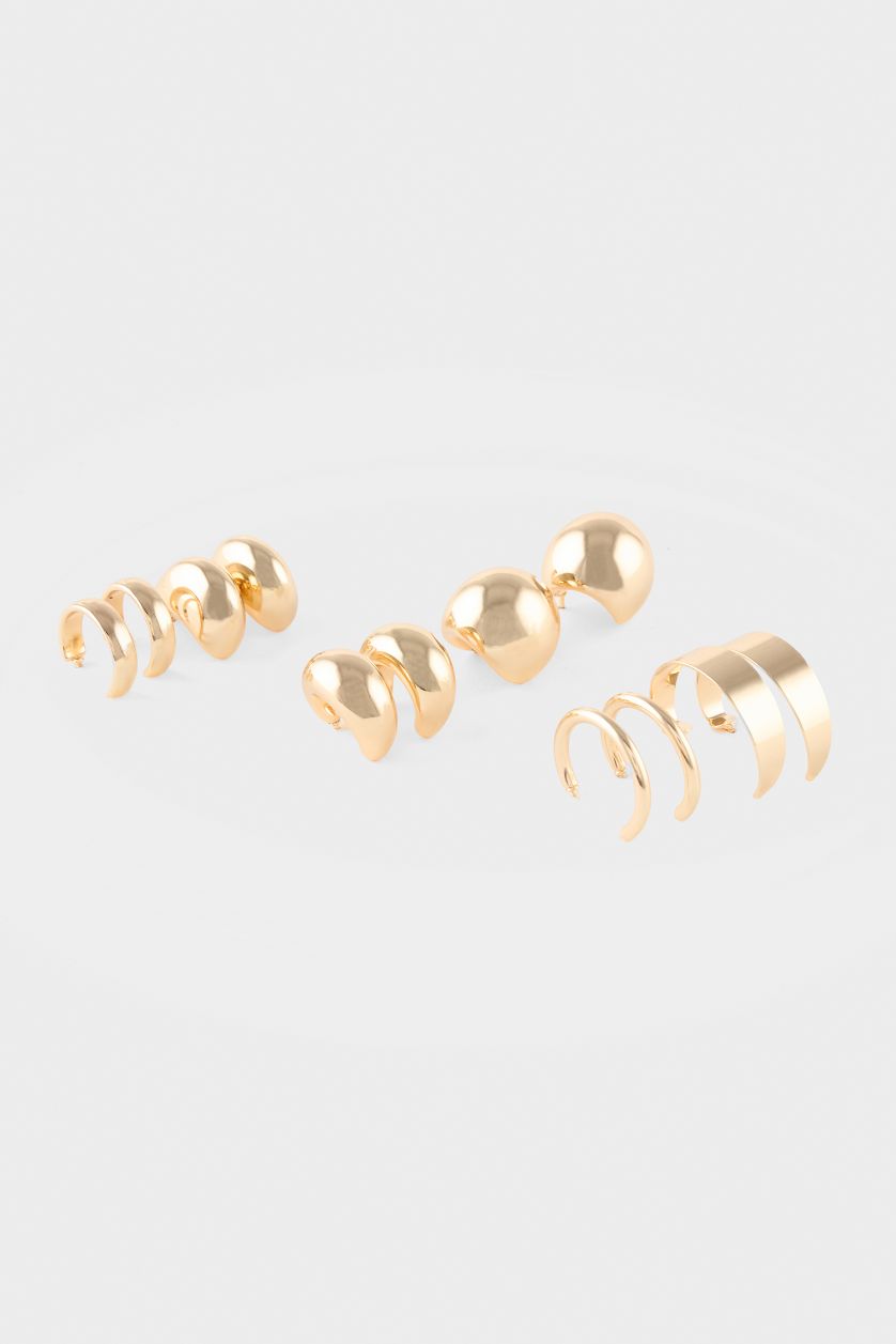 Kadın Altın Kadın 6'lı Küpe