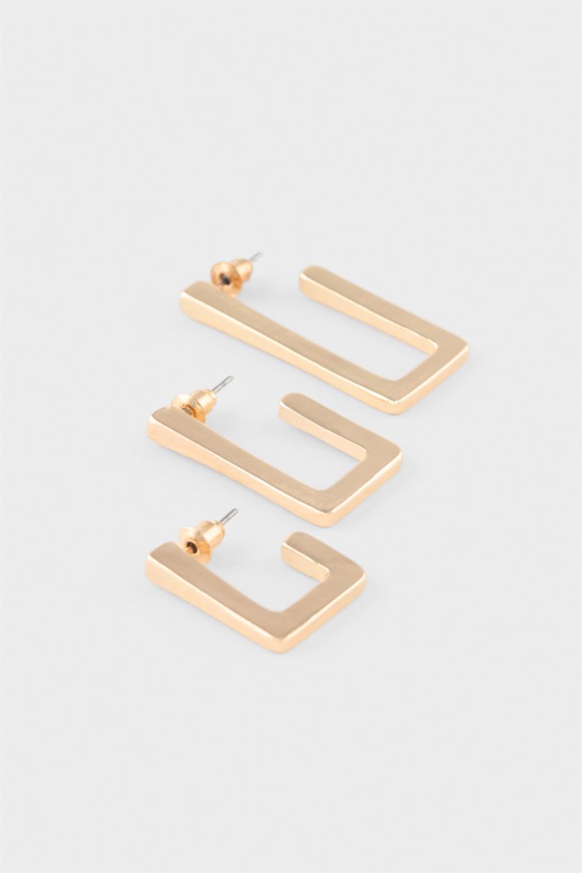 Kadın Altın Kadın 3'lü Küpe