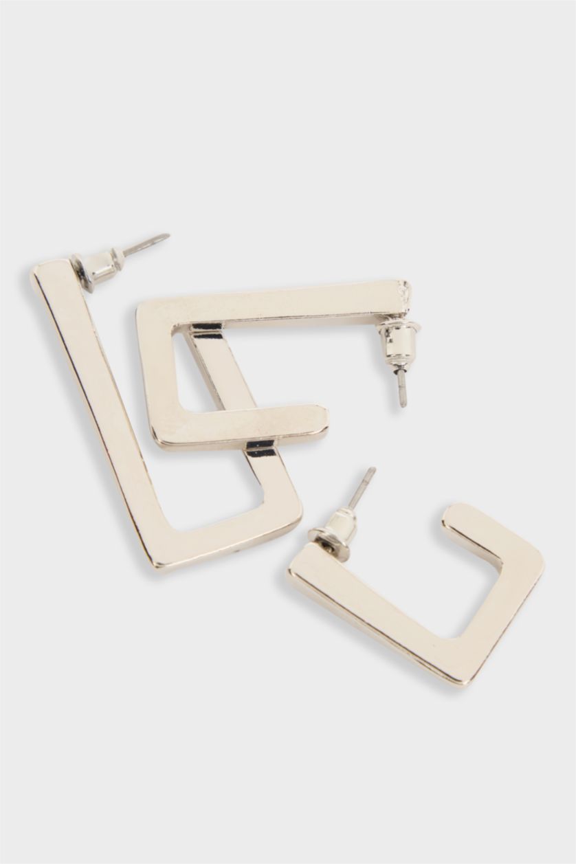 Kadın Gümüş Kadın 3'lü Küpe