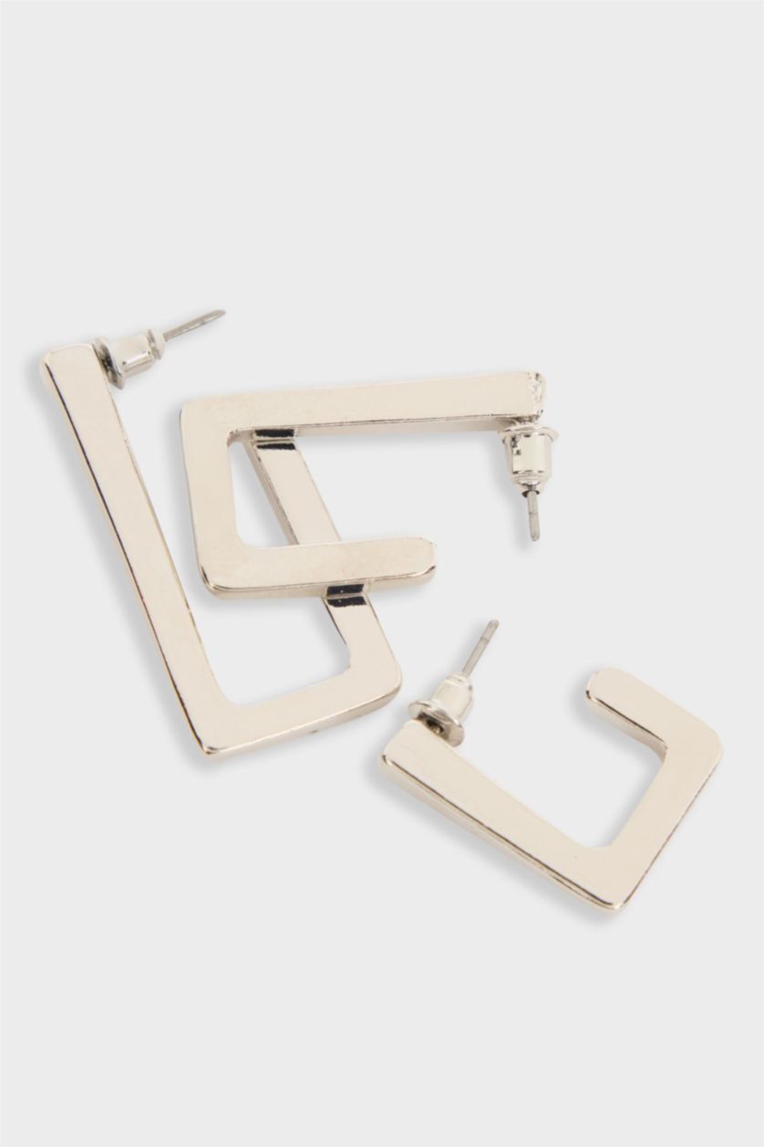 Kadın Gümüş Kadın 3'lü Küpe