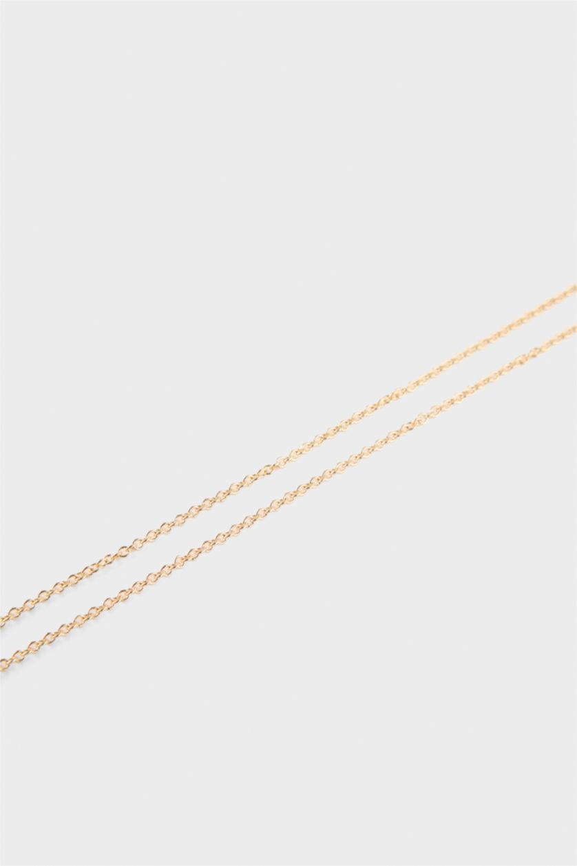 FEMME Altın Lot de 3 colliers pour femme