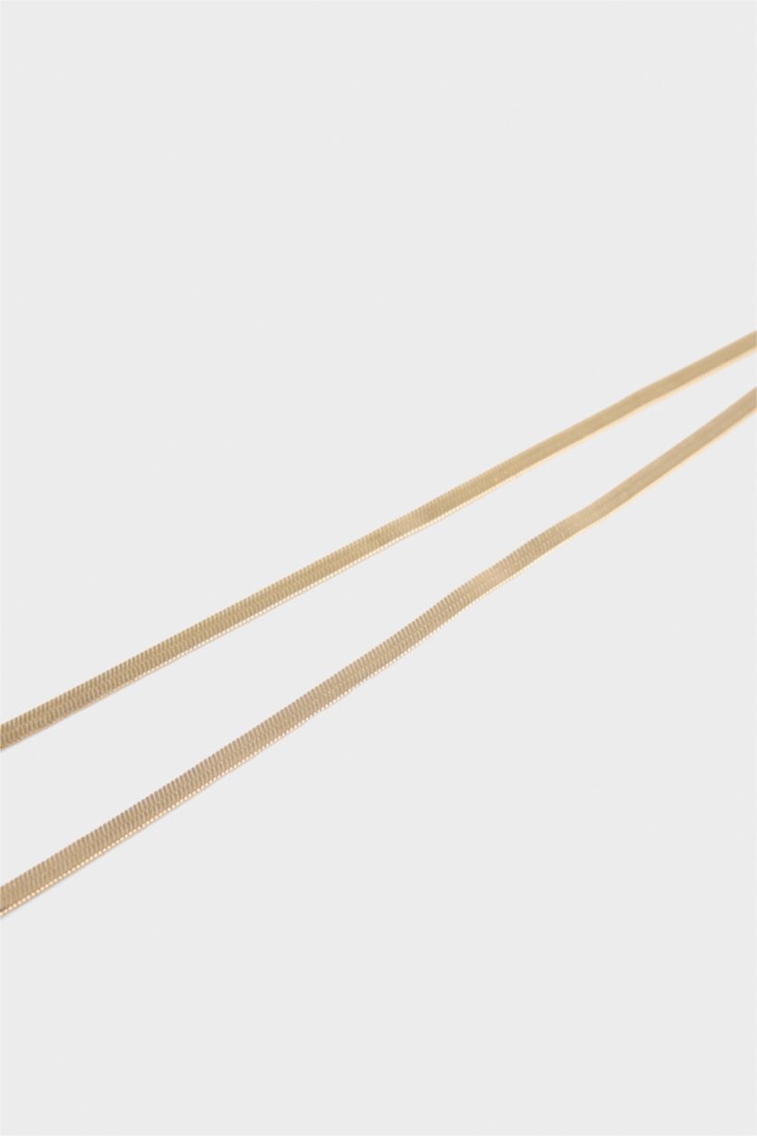 FEMME Altın Lot de 3 colliers pour femme