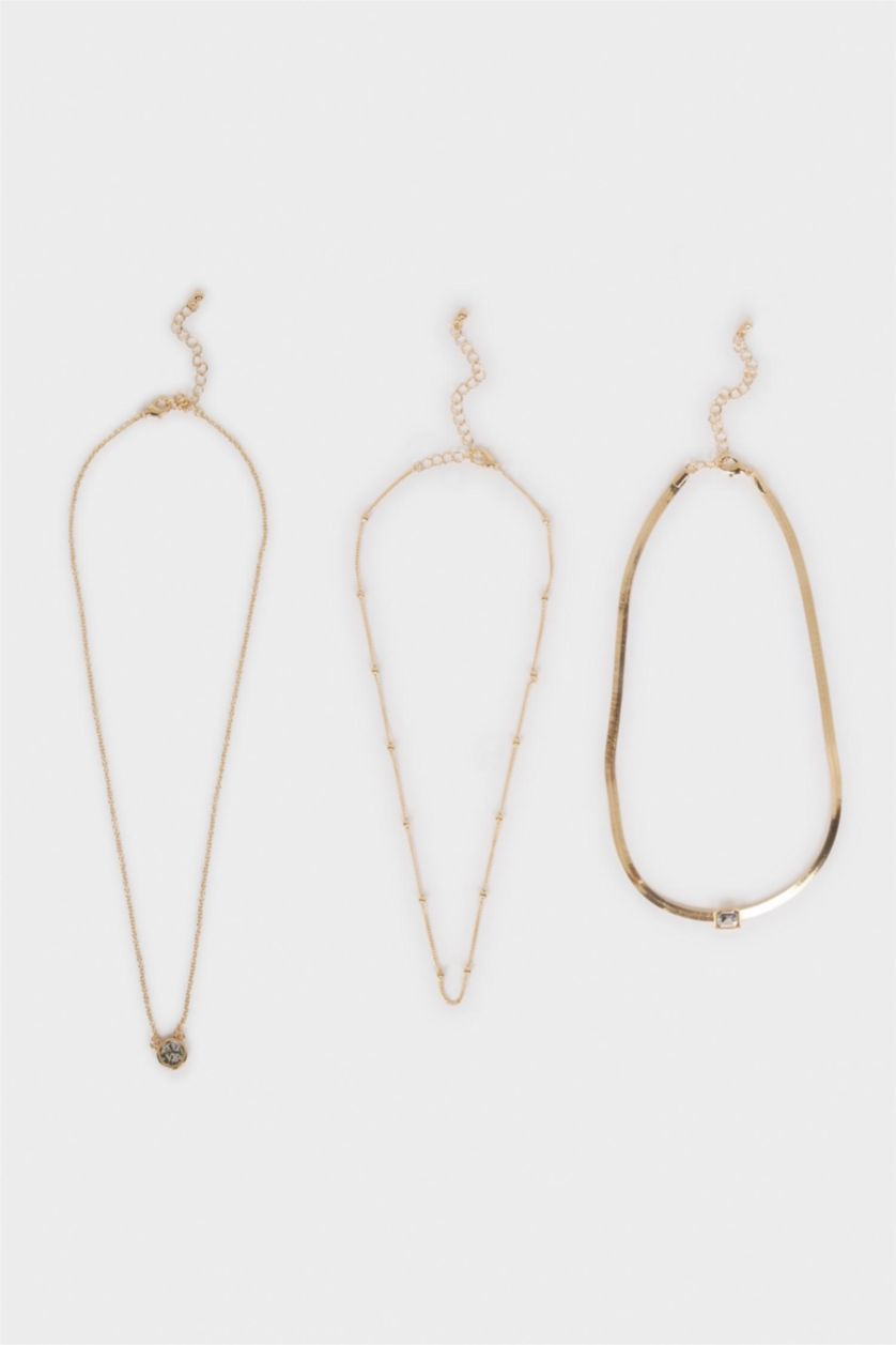 WOMAN Altın Woman 3 piece Necklace