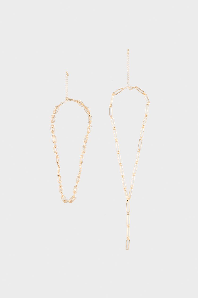 WOMAN Altın Woman 2 piece Necklace