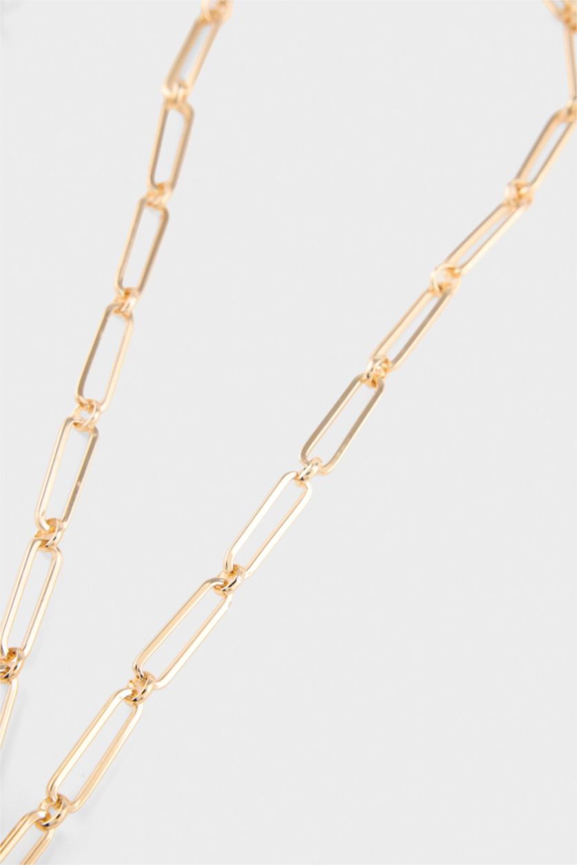 Kadın Altın Kadın 2'li Kolye