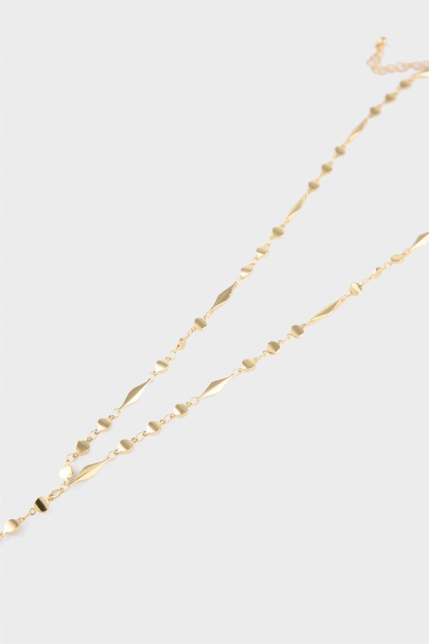 Kadın Altın Kadın 2'li Kolye