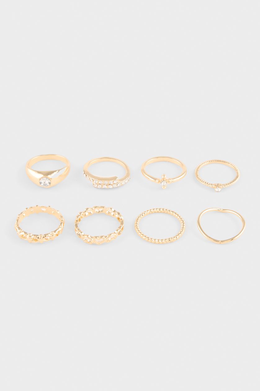 Kadın Altın Kadın 7'li Yüzük