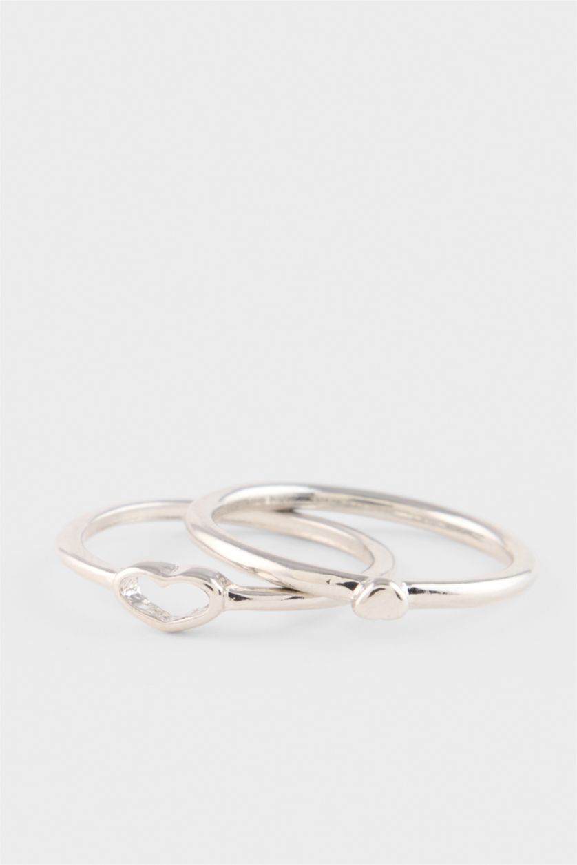 Kadın Gümüş Kadın 5'li Yüzük