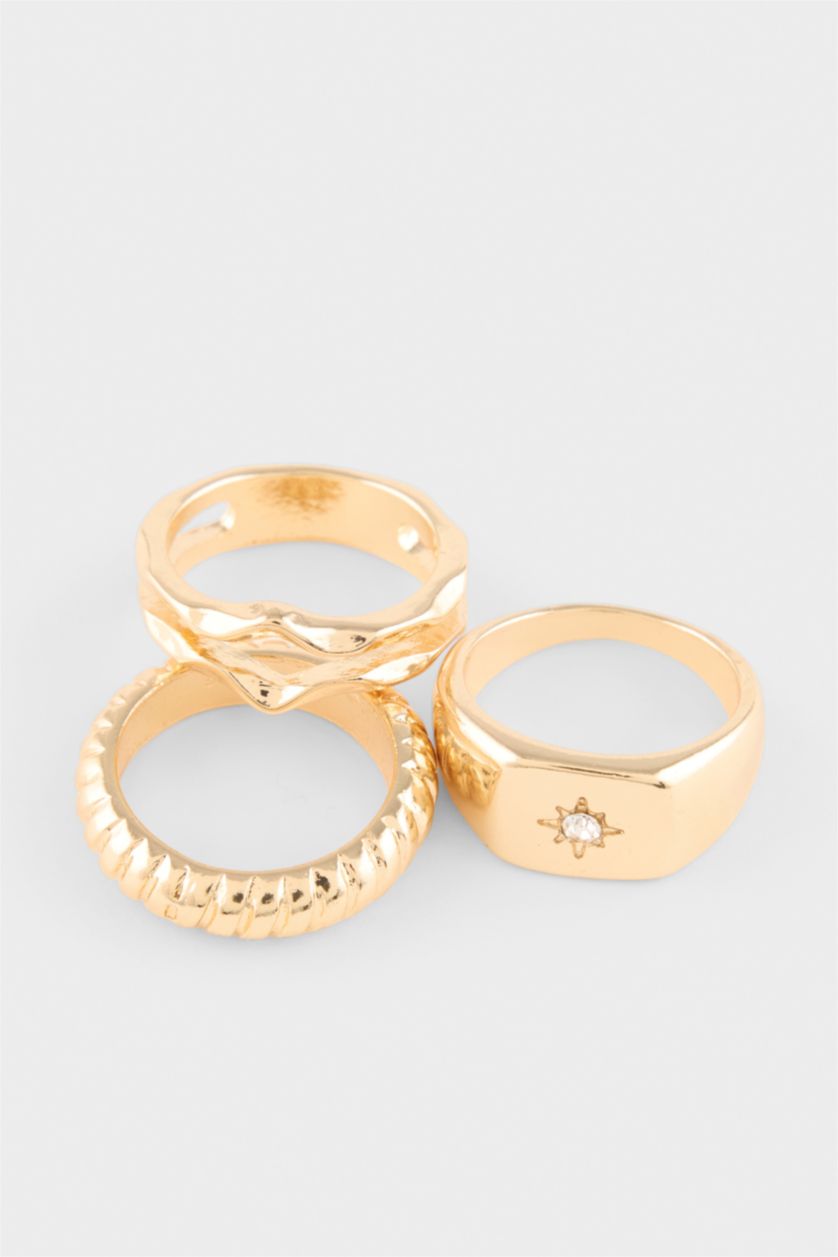 Kadın Altın Kadın 8'li Yüzük