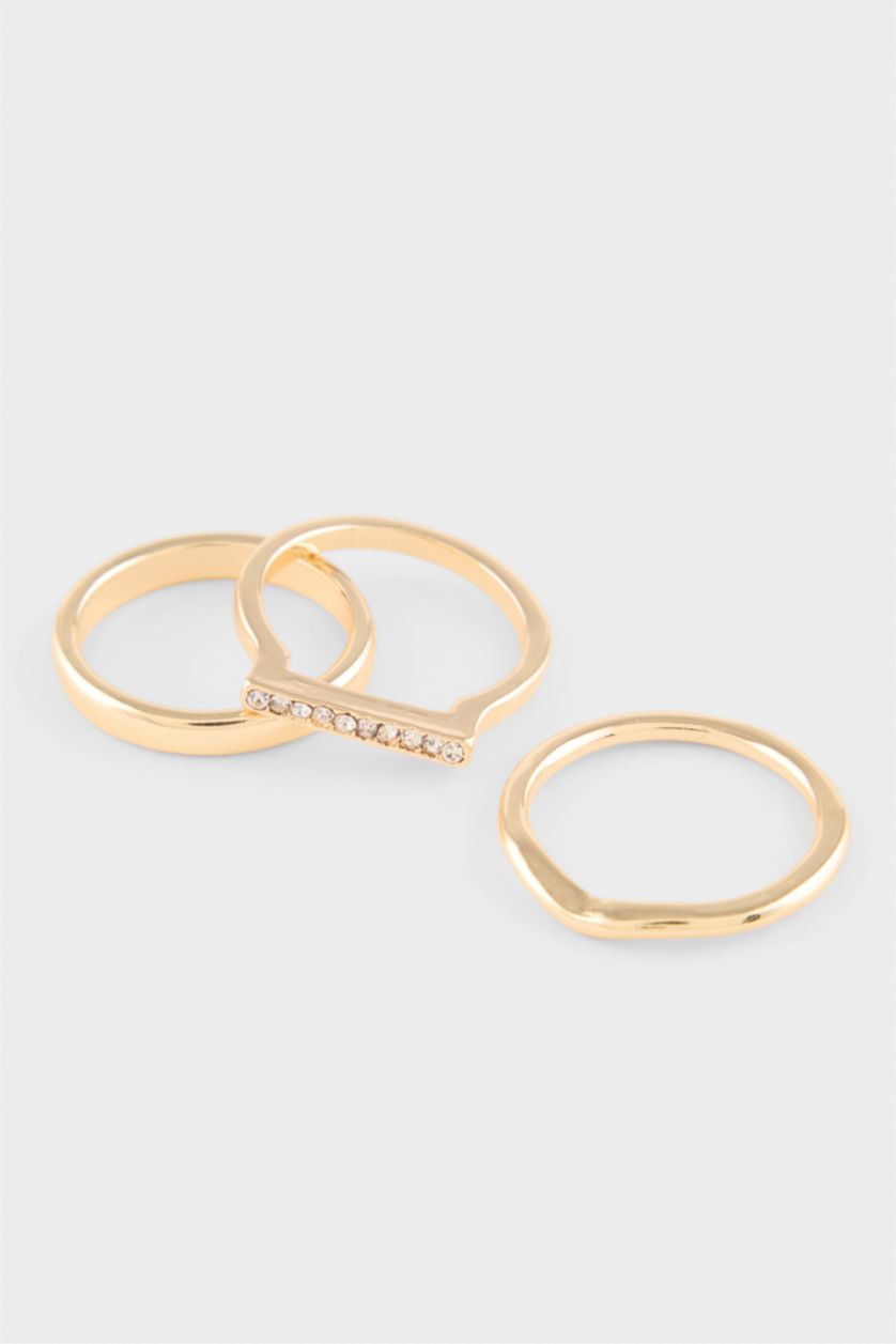 Kadın Altın Kadın 8'li Yüzük