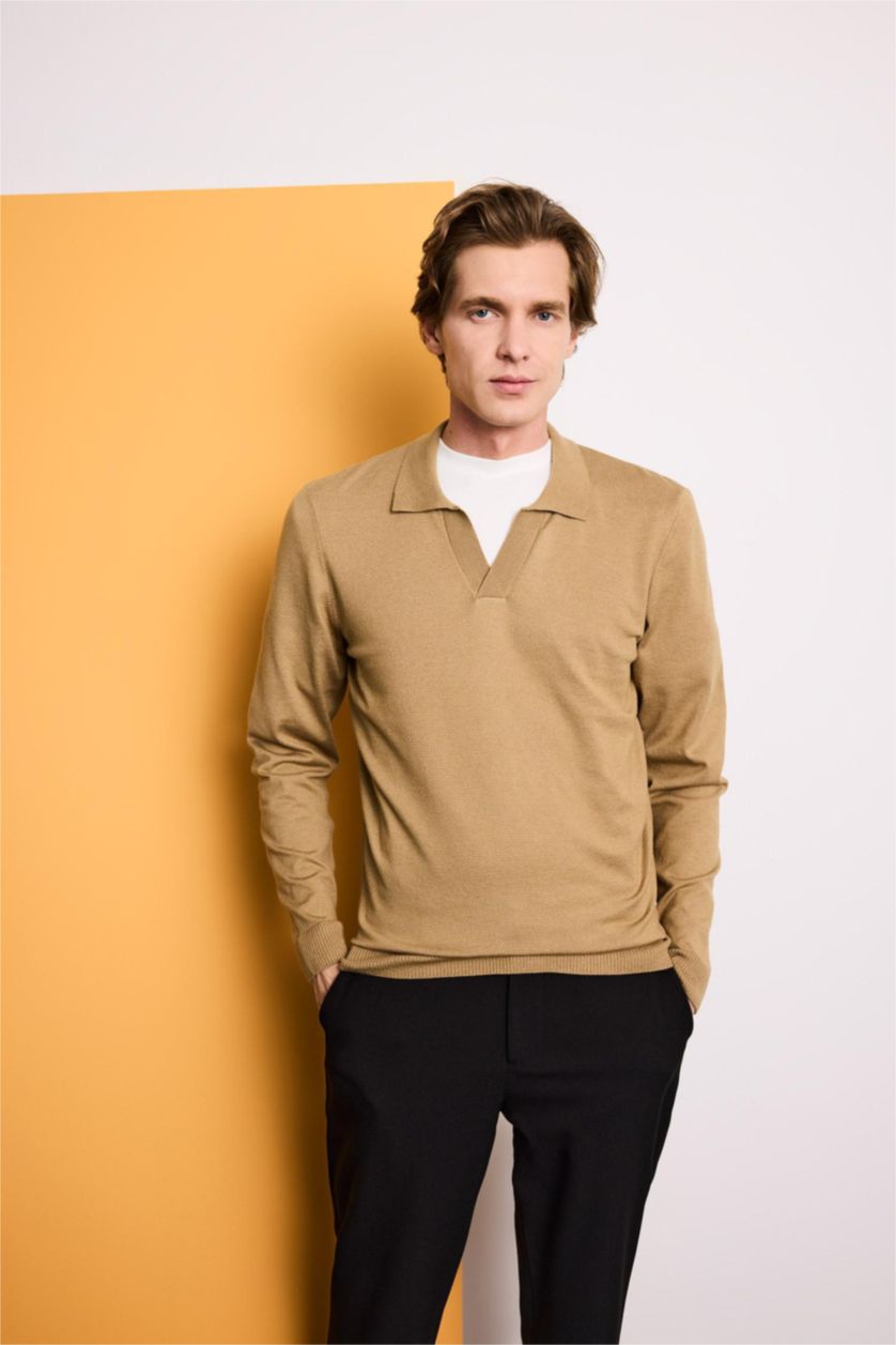 MAN Teak Standard Fit Knitwear Pullover