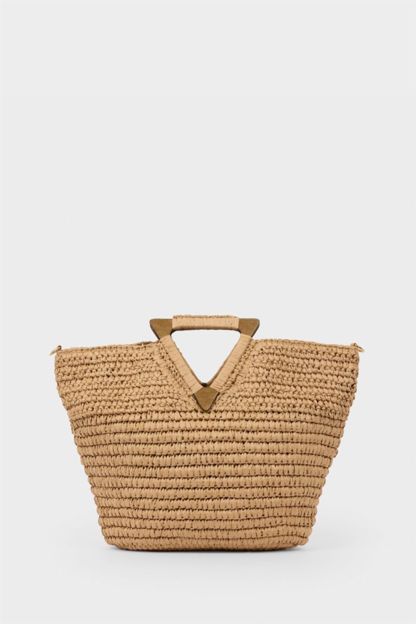 Kadın Koyu Kum Omuz Çantası