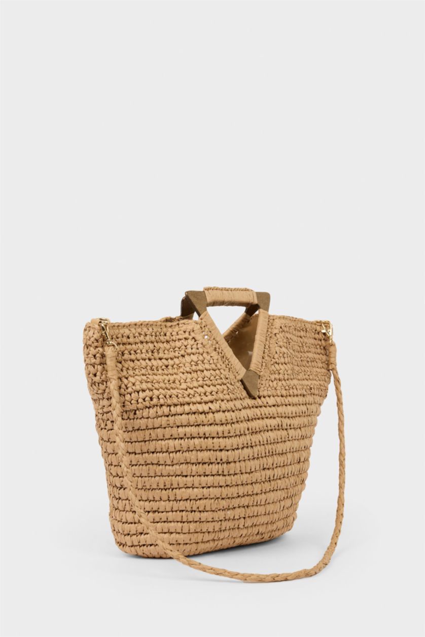 Kadın Koyu Kum Omuz Çantası