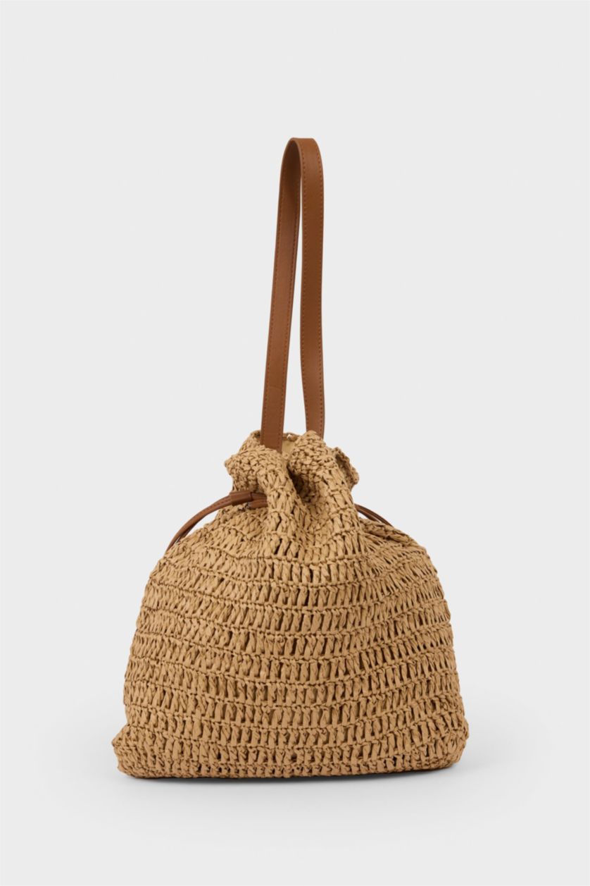 Kadın Koyu Kum Omuz Çantası