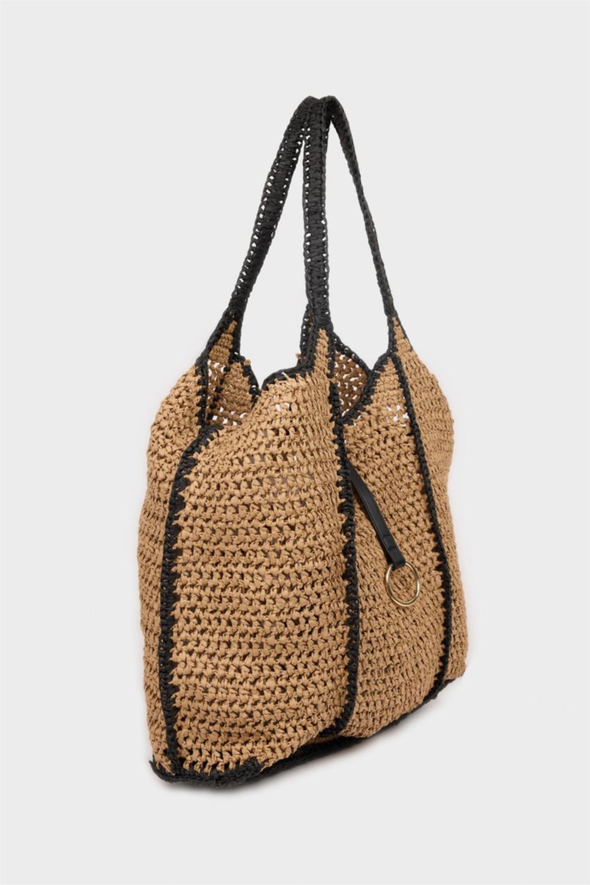 Kadın Koyu Kum Omuz Çantası