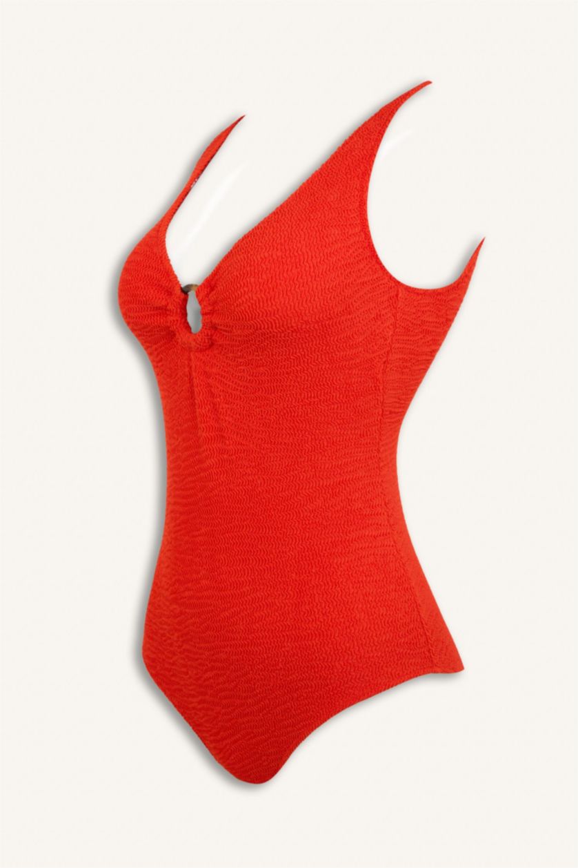 Women Coral Swimsuit