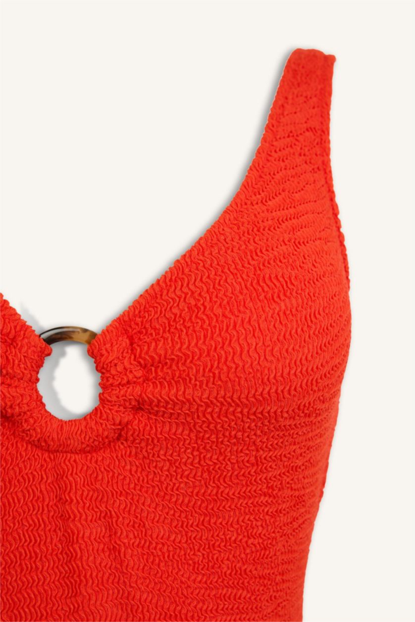 Women Coral Swimsuit