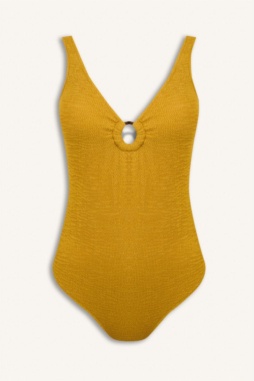 Women Yellow Swimsuit