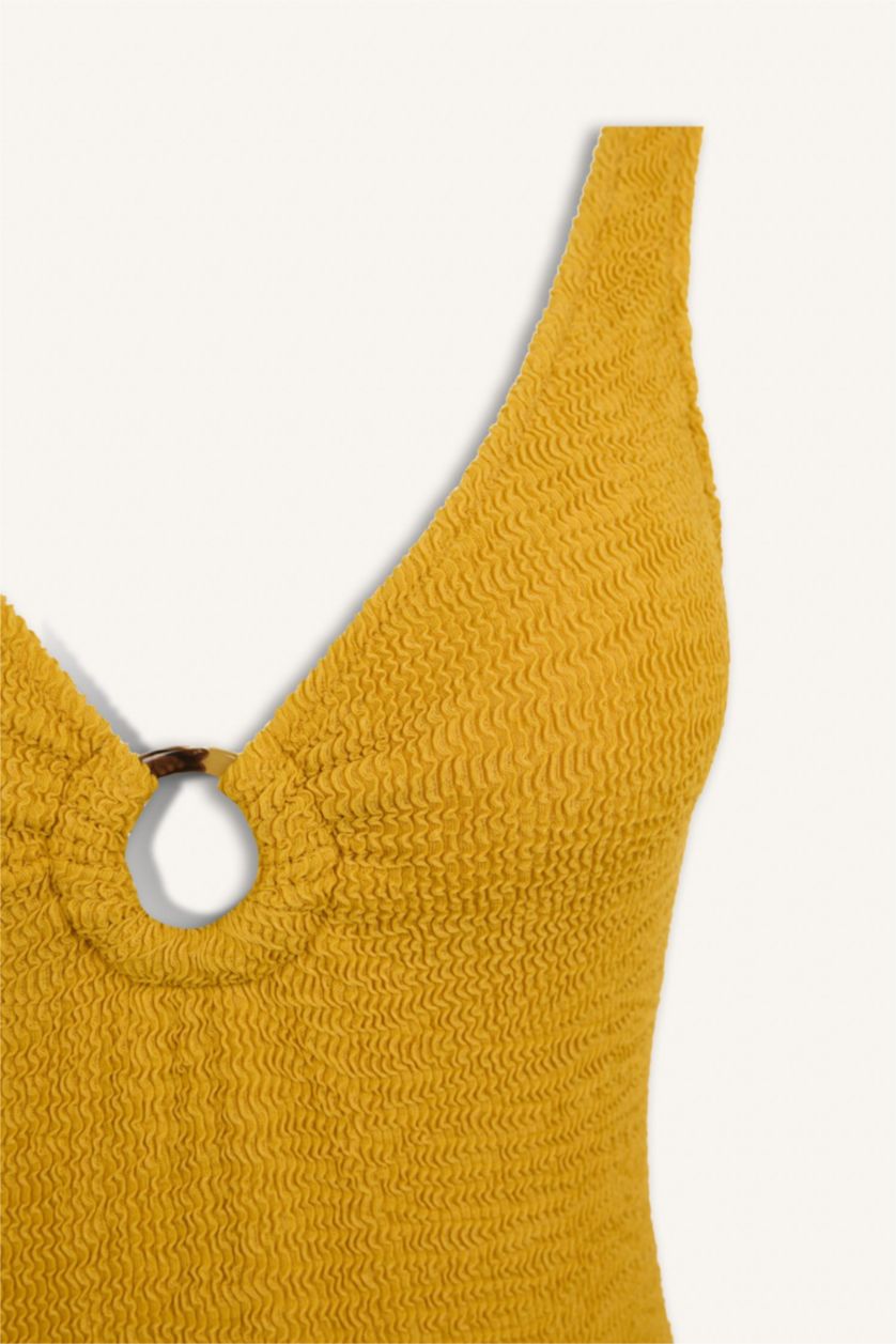 Women Yellow Swimsuit