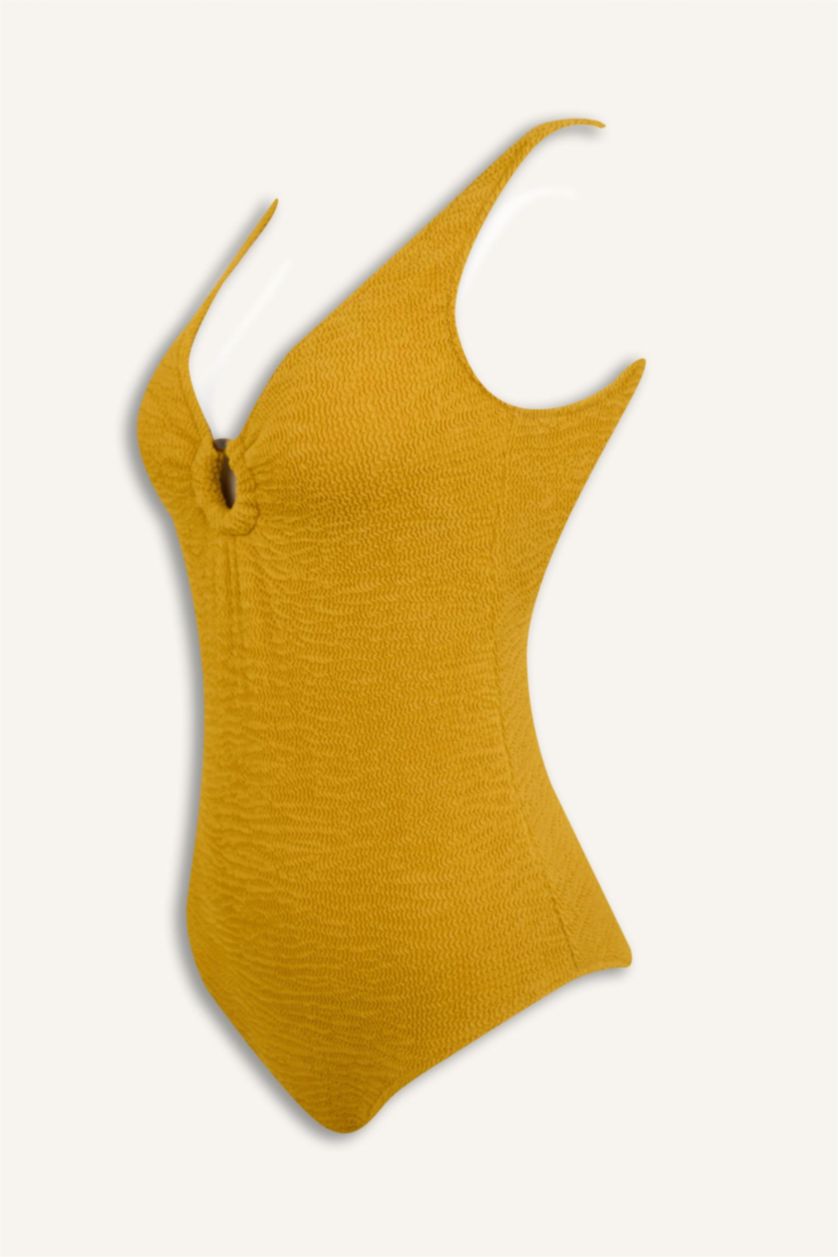Women Yellow Swimsuit