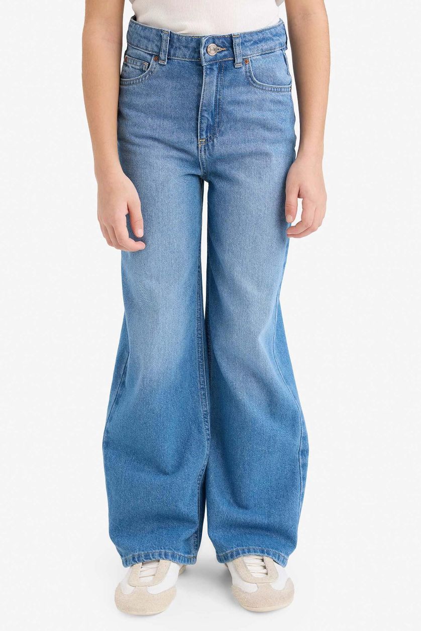 GIRLS & TEENS Light Blue Girl 90's Wide Leg Wide Leg Jeans