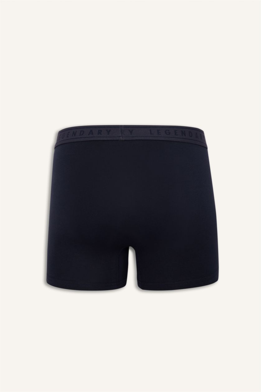 Erkek Lacivert Regular Fit 3'lü Boxer