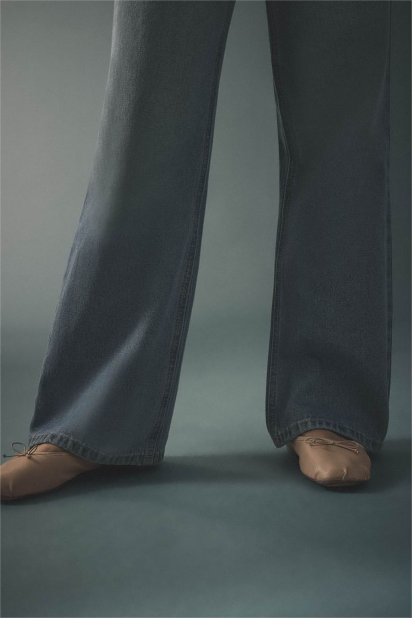 GIRLS & TEENS Light Blue Girl Straight Wide Leg Jeans