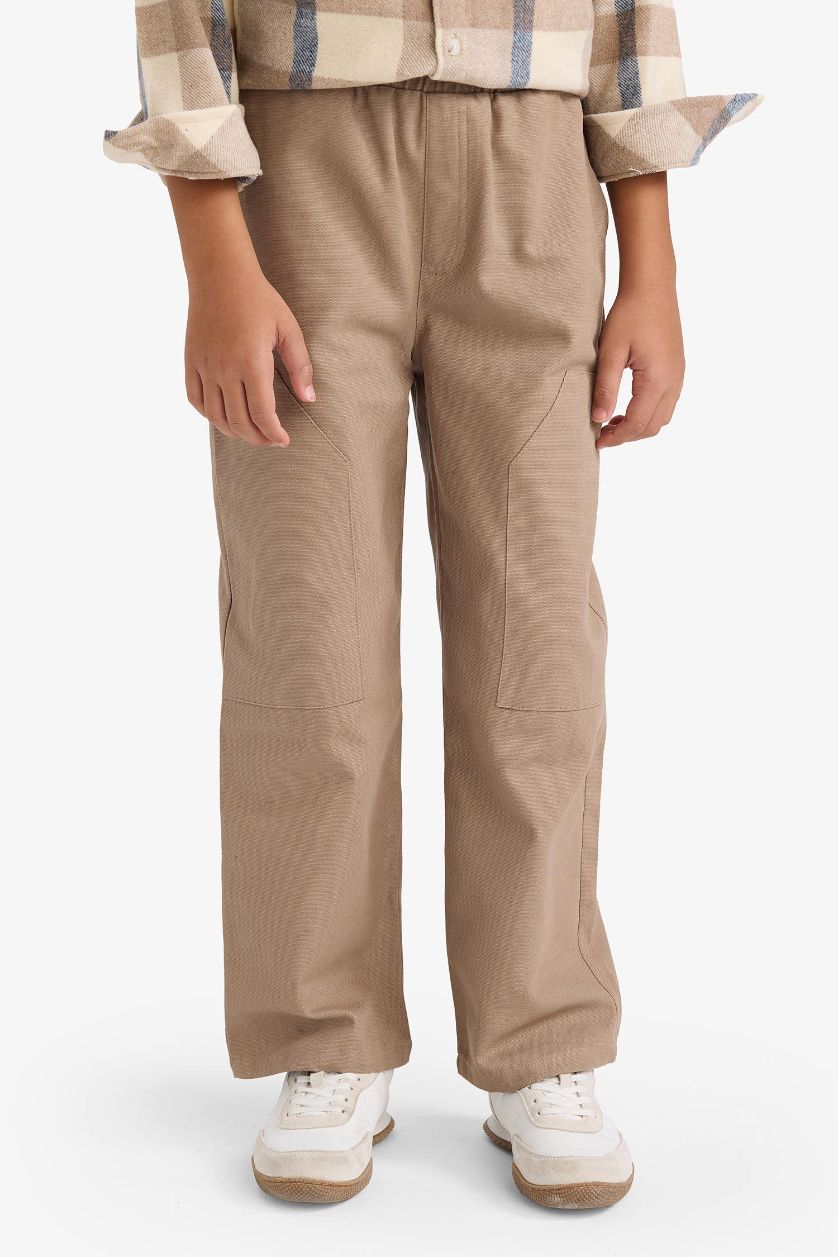 GARÇONS Écru Ensemble Chemise à carreaux et Pantalon pour garçon