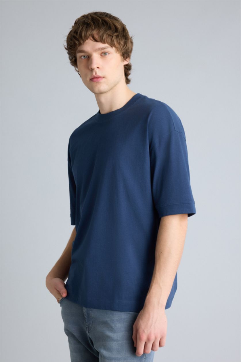 Ерлер әскери-теңіз 100% мақта Loose Fit футболка