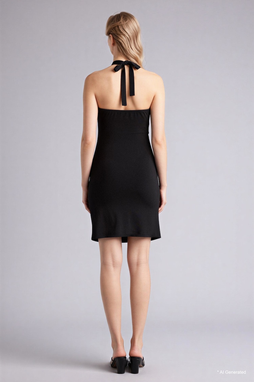 نساء أسود Mini Dress