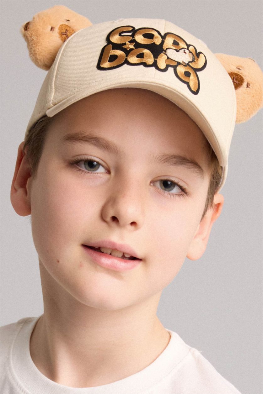 Young Boys - Teen Boys Brown Boy Cotton 3D Hat