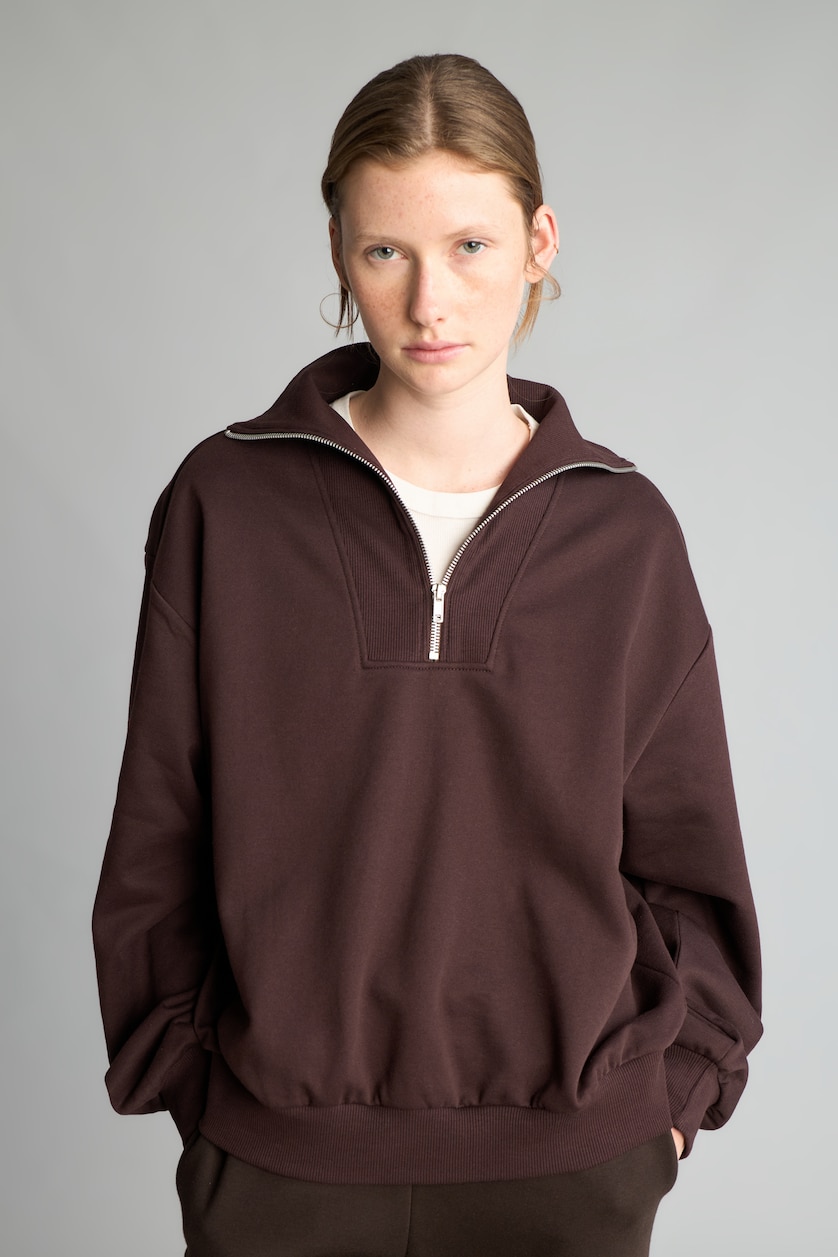 Women Brown Regular Fit Sweatshirt