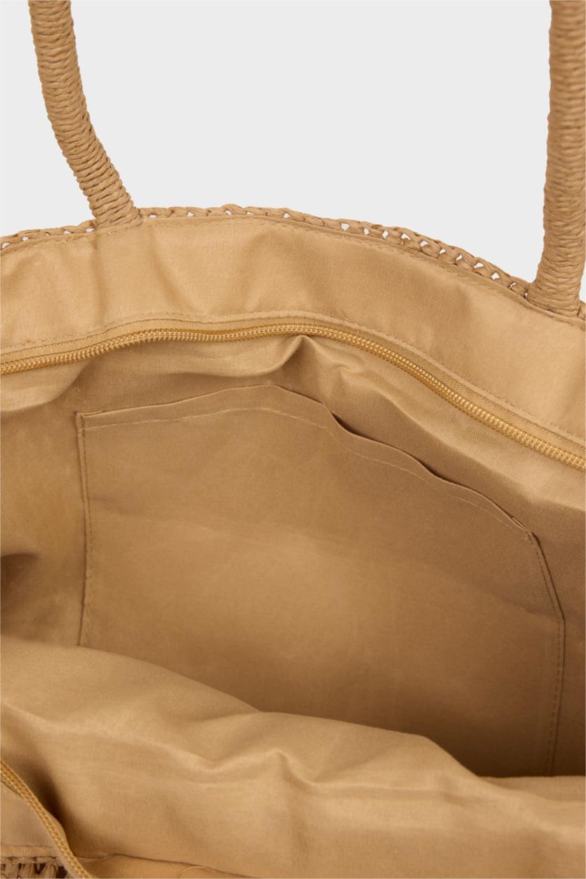 Kadın Koyu Kum Omuz Çantası