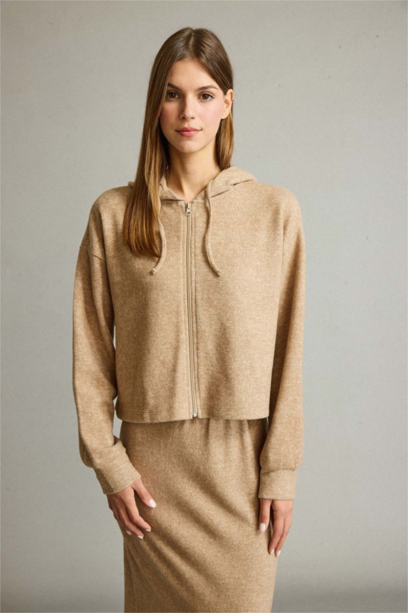 Woman Light Brown تيشيرت ردن طويل