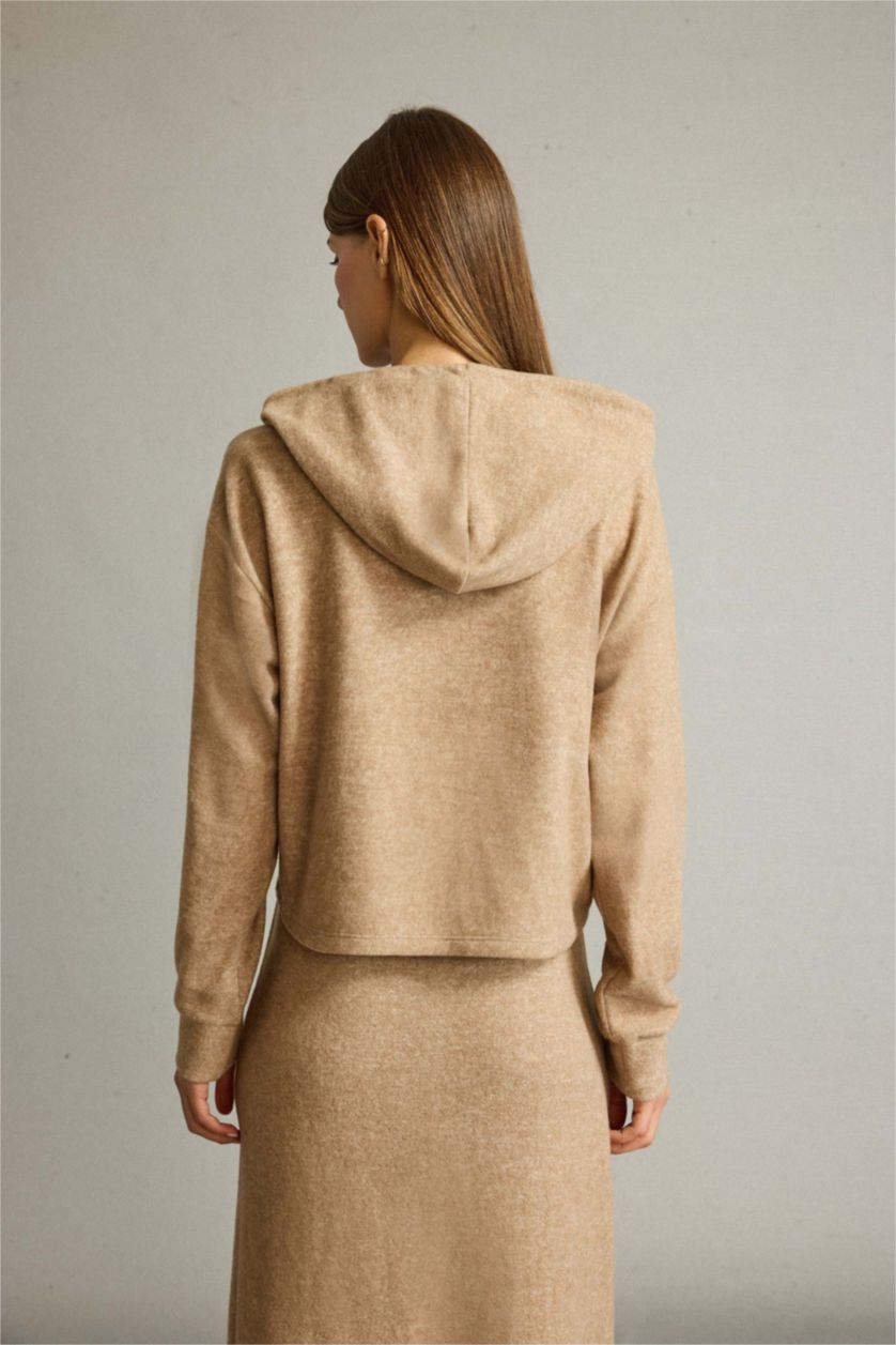 Woman Light Brown تيشيرت ردن طويل