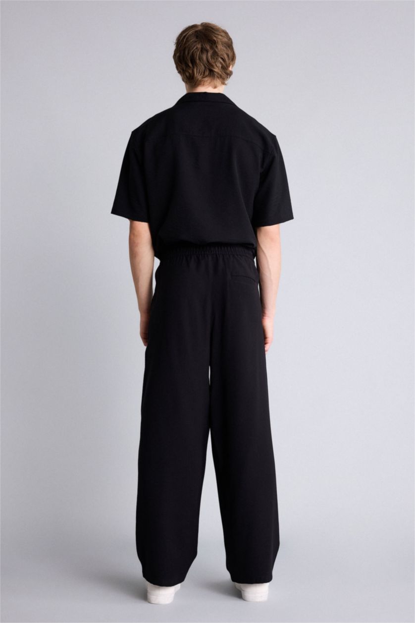 رجال أسود سروال