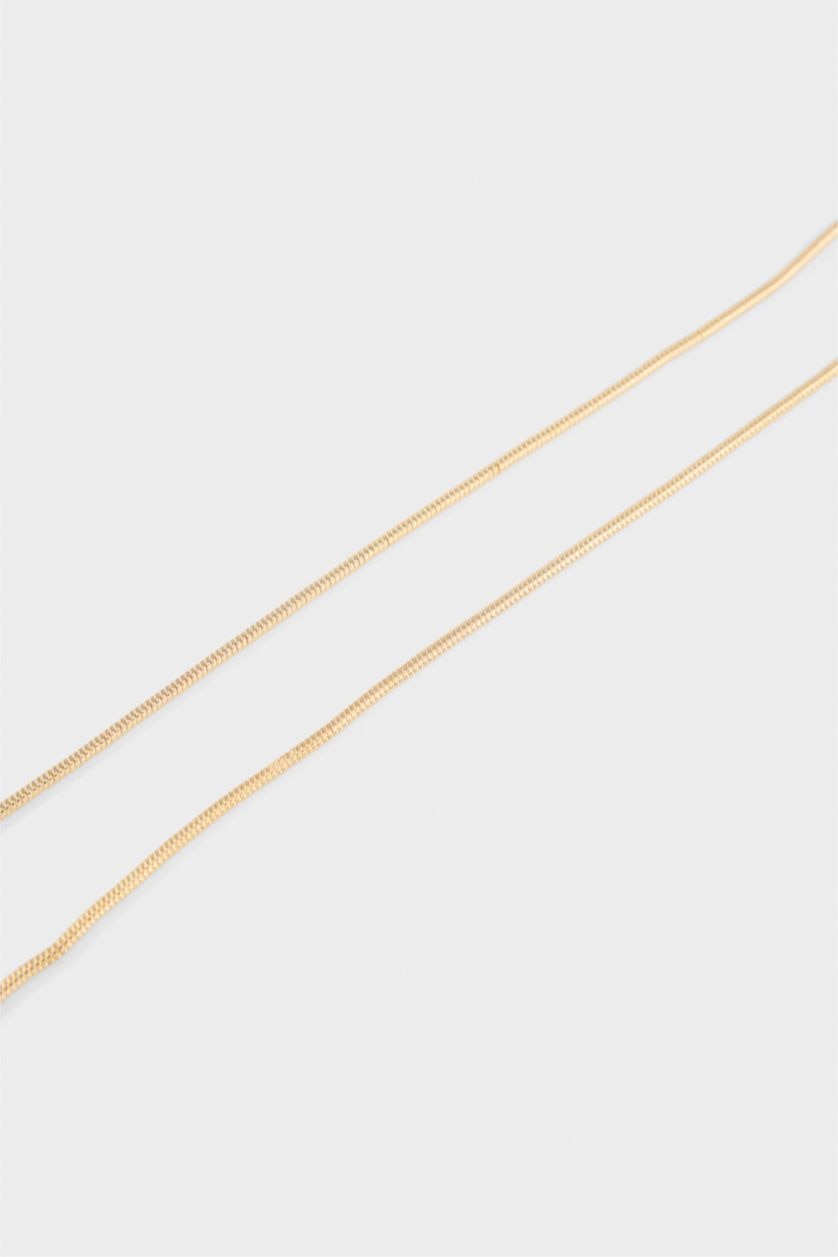 Kadın Altın Kadın 2'li Kolye