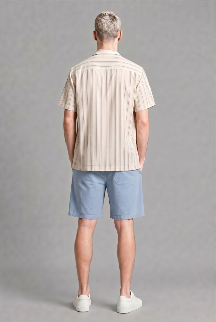 Men Blue Relax Fit