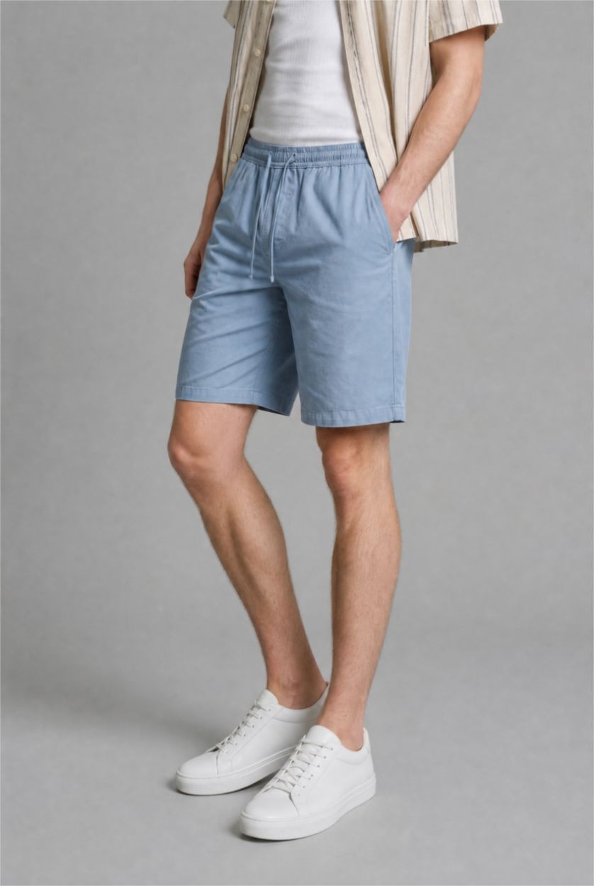 Men Blue Relax Fit