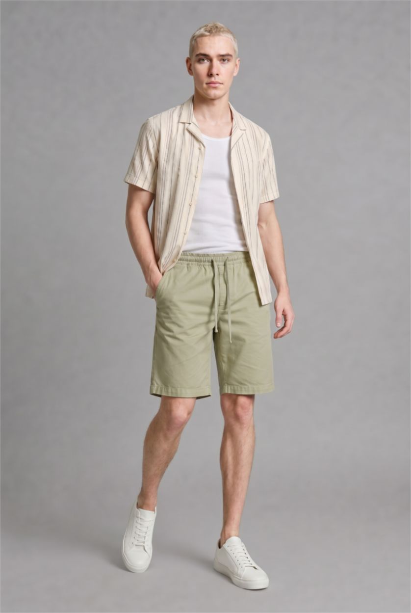 Men Khaki Relax Fit