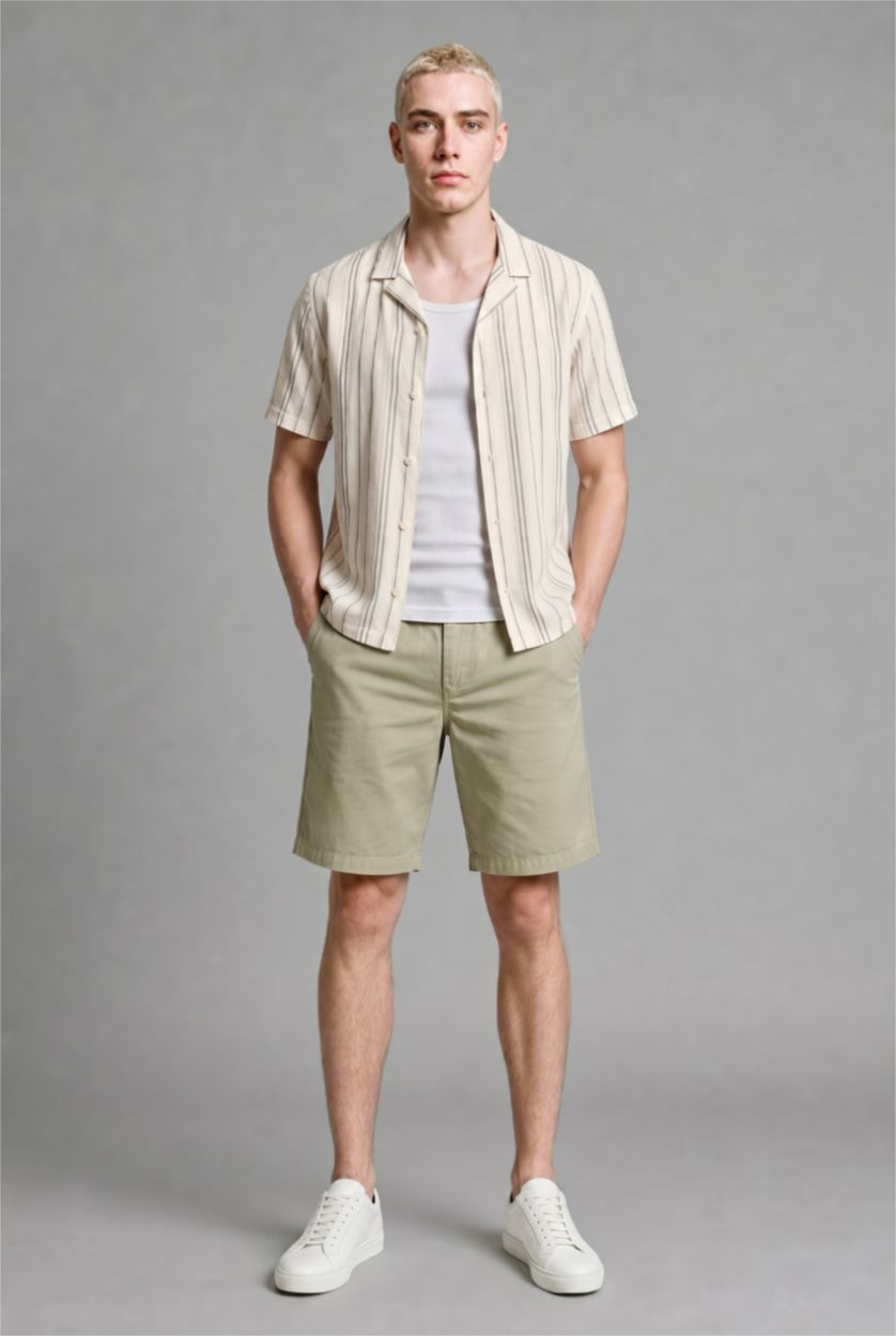 Men Khaki Relax Fit