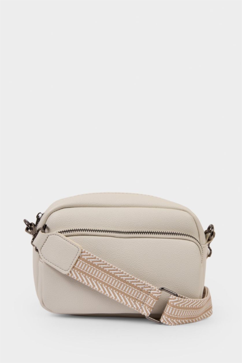 Women Light Beige Crossbody Bag