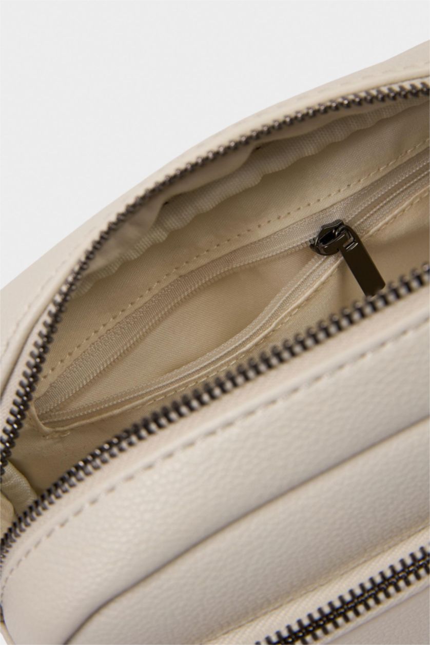Women Light Beige Crossbody Bag