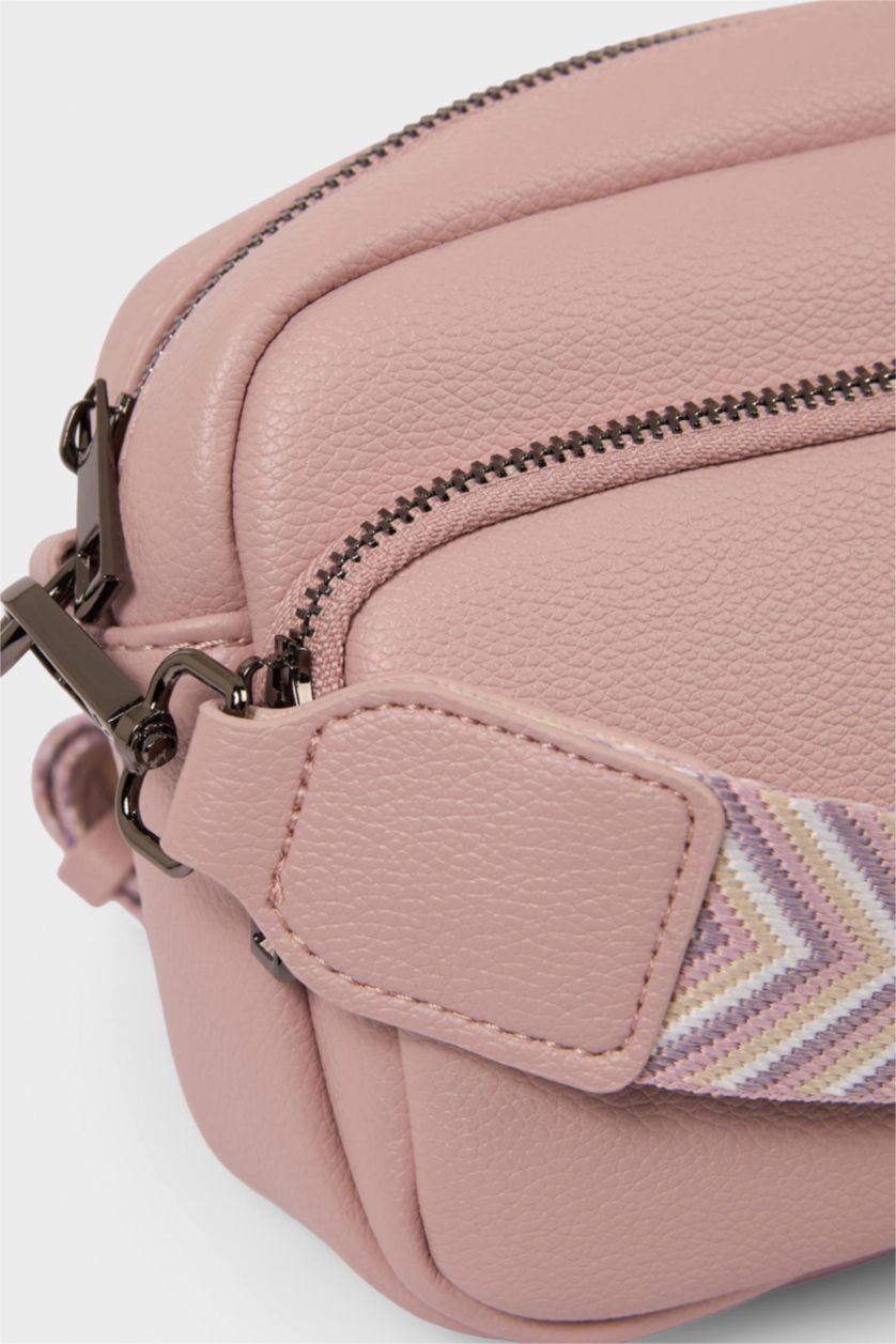 Women Light Pink Crossbody Bag