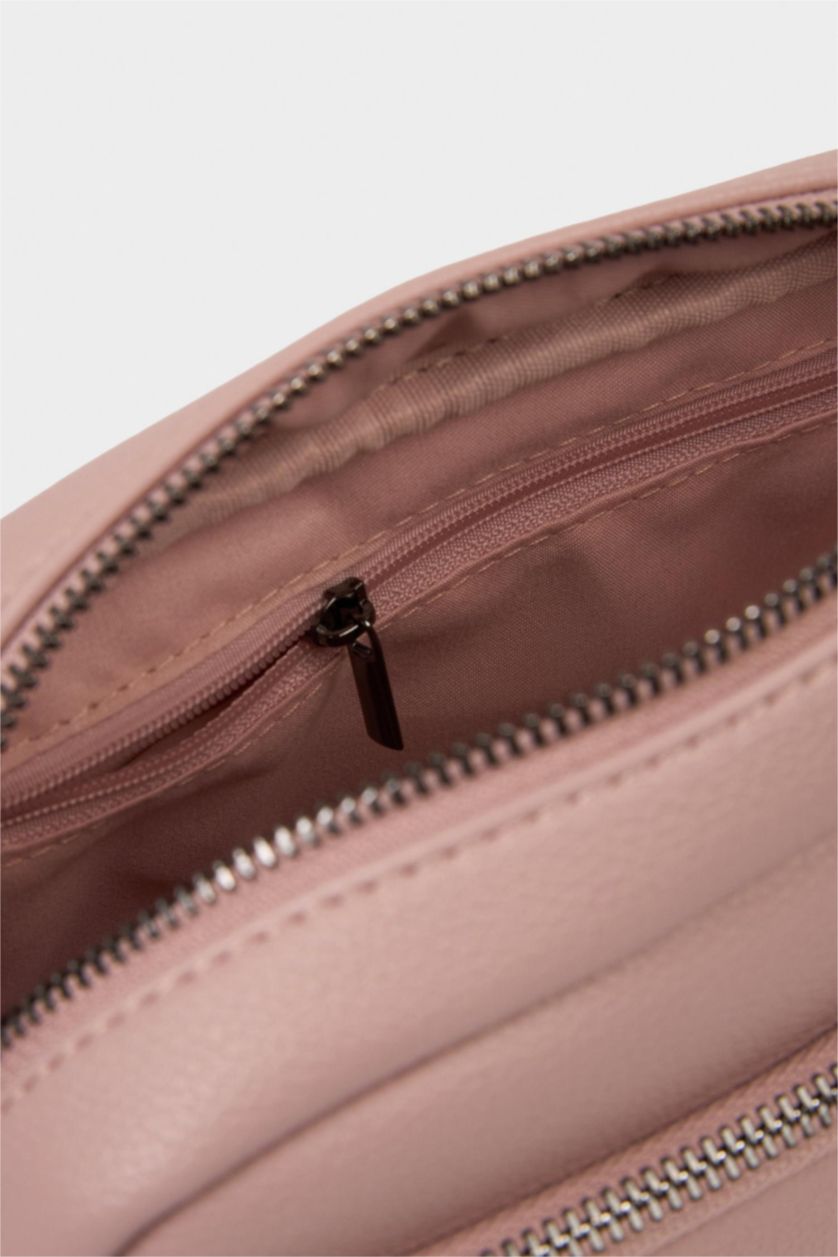 Women Light Pink Crossbody Bag